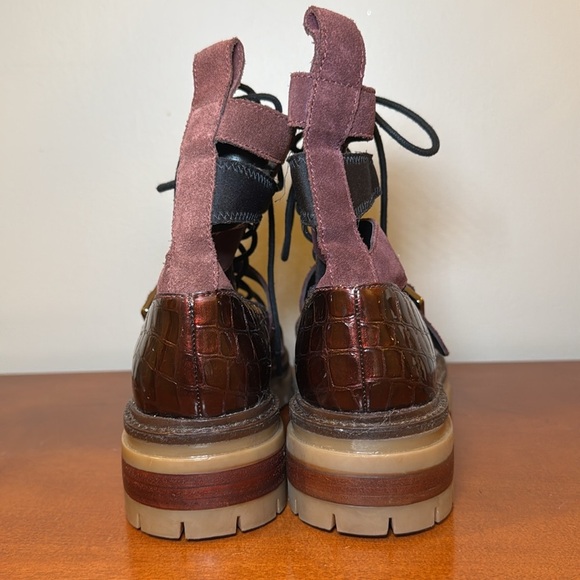 Free People Mandi Boot Sandals Brown Size EU 37 - US 7 NWOT - Picture 9 of 16